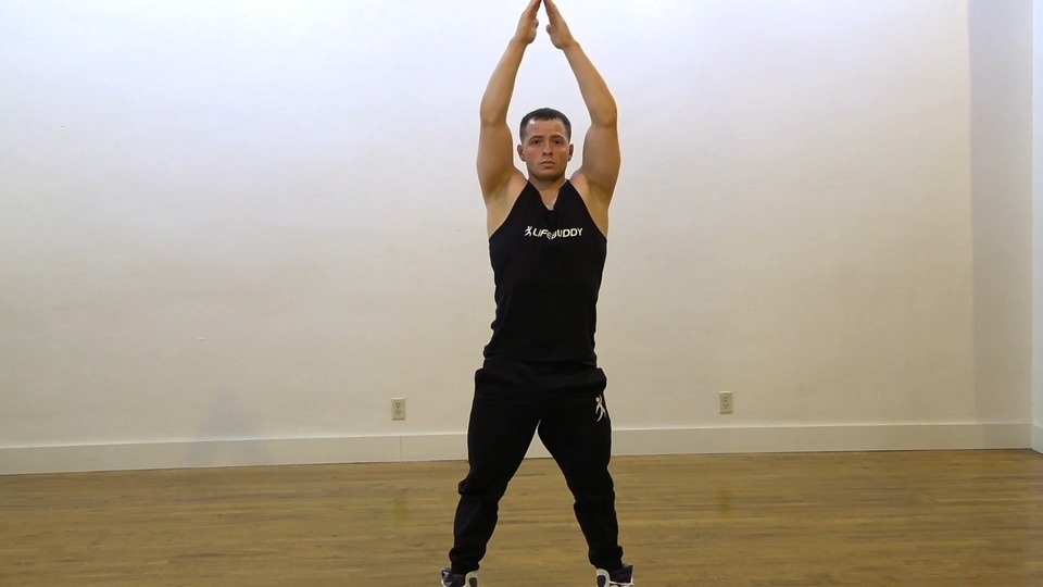 Plie Squat Arm Circles exercise demo