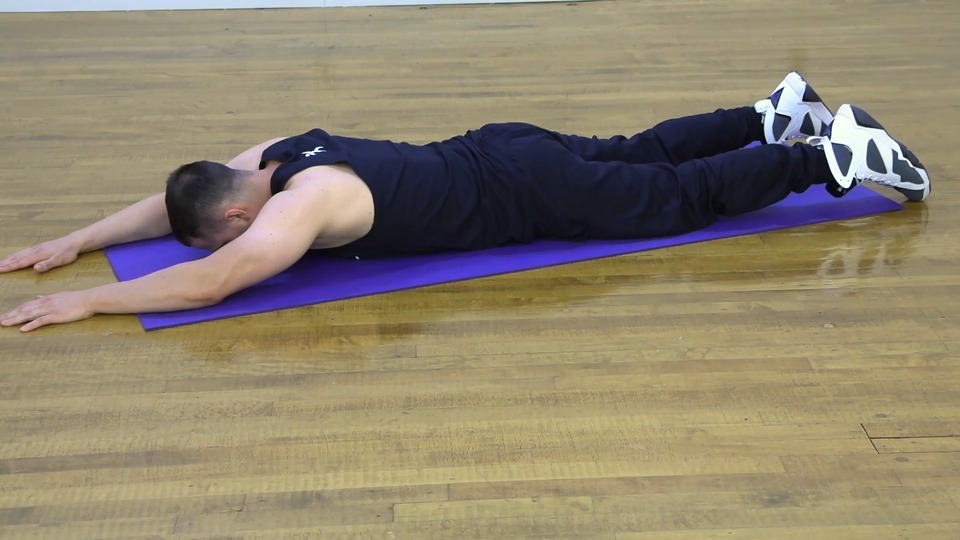 Prone X exercise demo