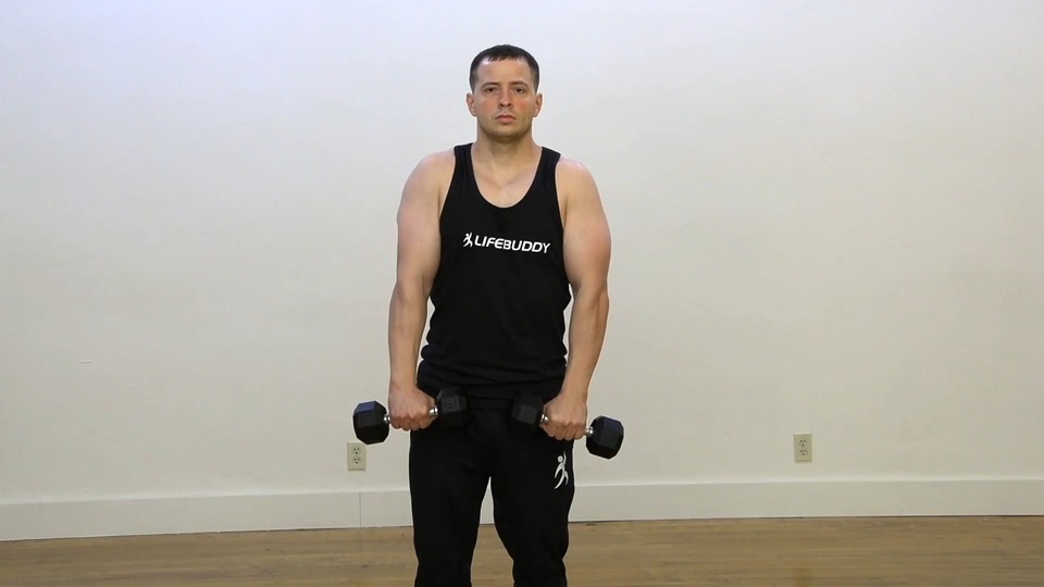 Rotating Curl exercise demo
