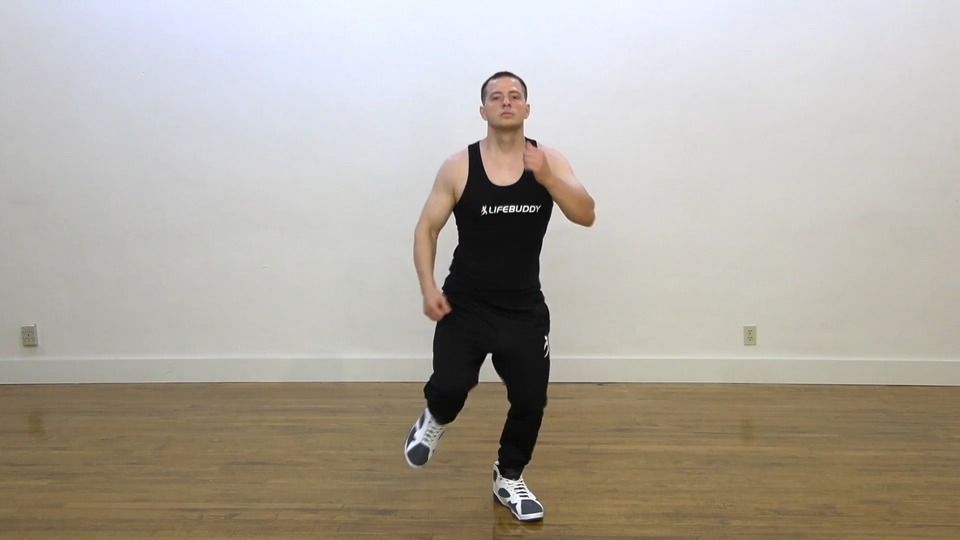 Running In Place exercise demo