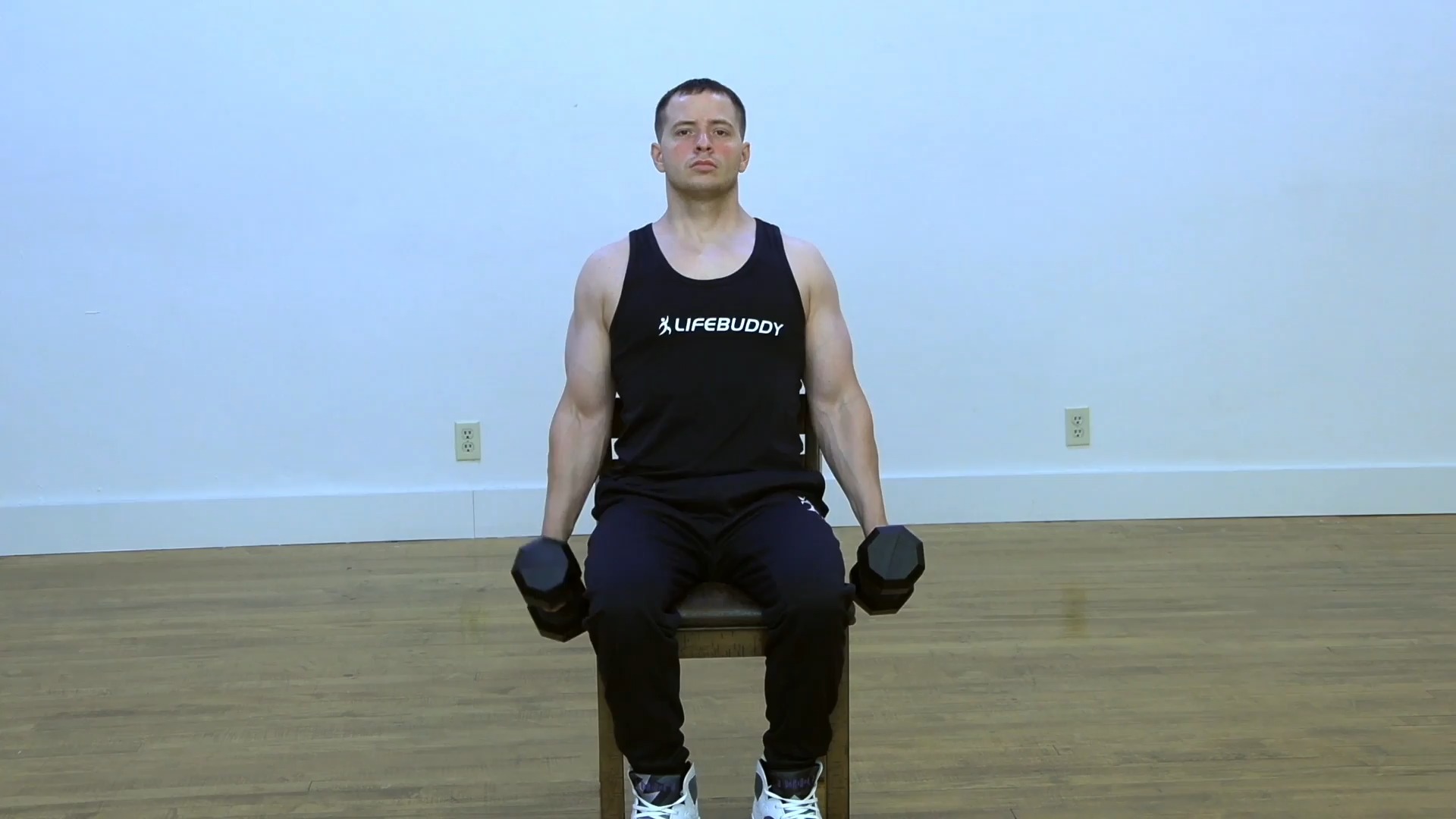 Seated Alternating Hammer Curls exercise demo