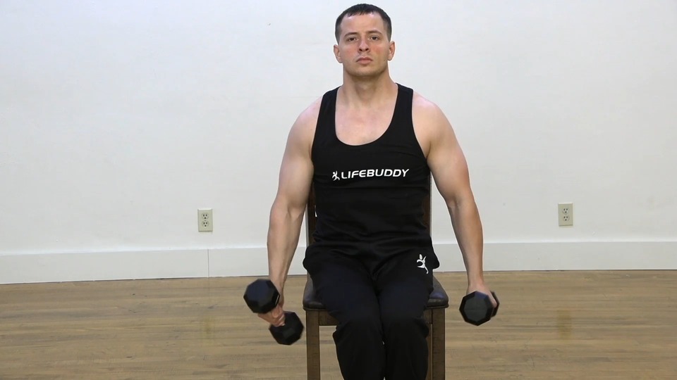 Seated Chest Fly exercise demo