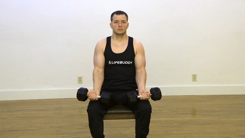 Seated Curl Plus exercise demo