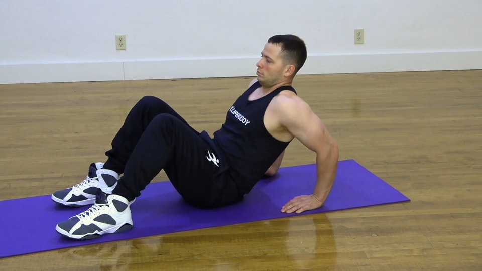 Seated Dips exercise demo