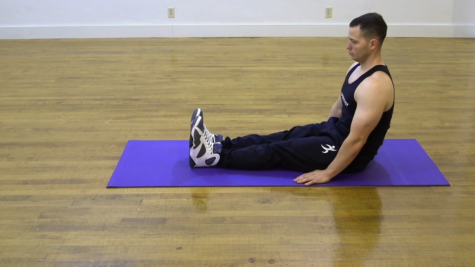 Seated Hamstring Stretch exercise demo