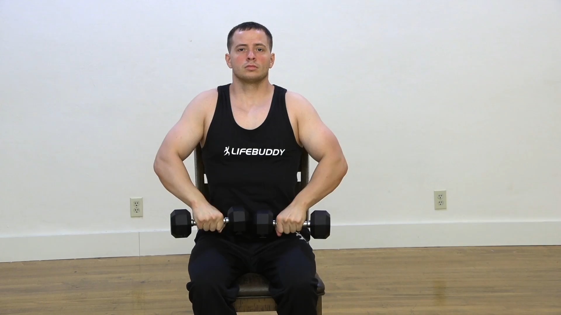 Seated Rear Delt Raises exercise demo