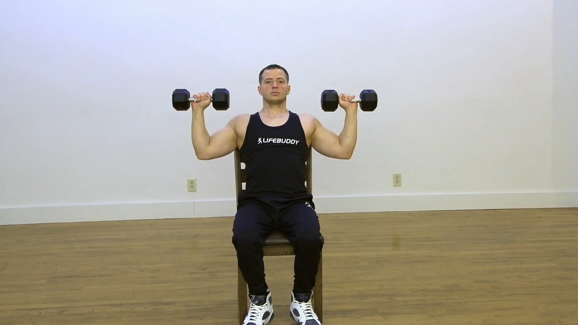 Seated Shoulder Press exercise demo