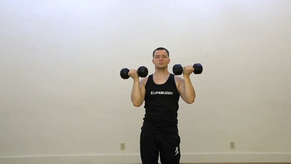 Shoulder Press Into Arnold Press exercise demo