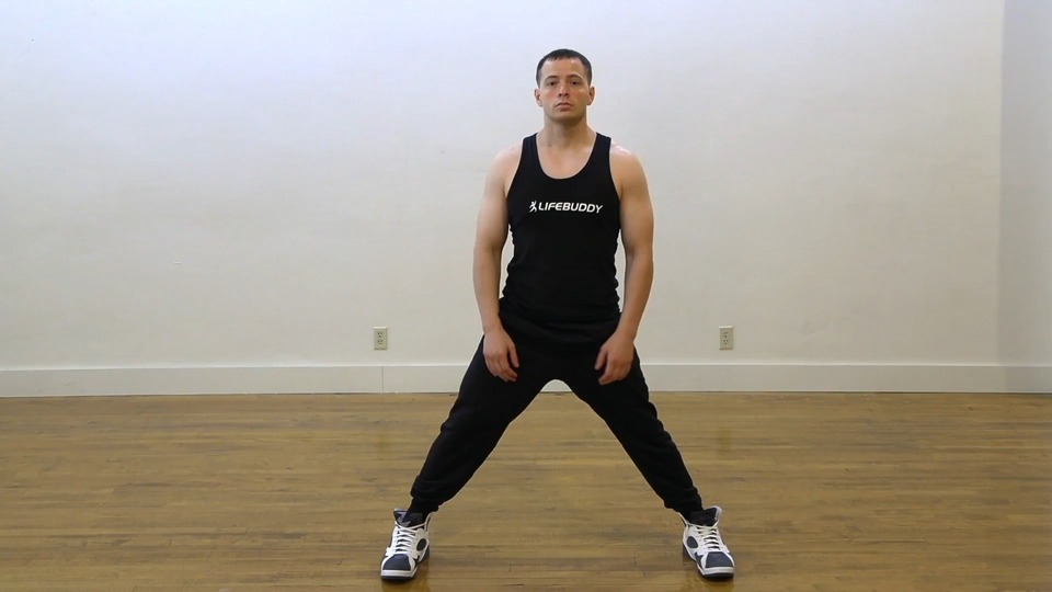Side Lunge Stretch exercise demo