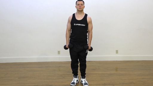 Side Raise Into Front Lunge exercise demo