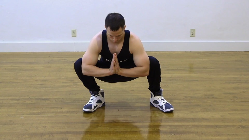 Side To Side Squat Pose exercise demo