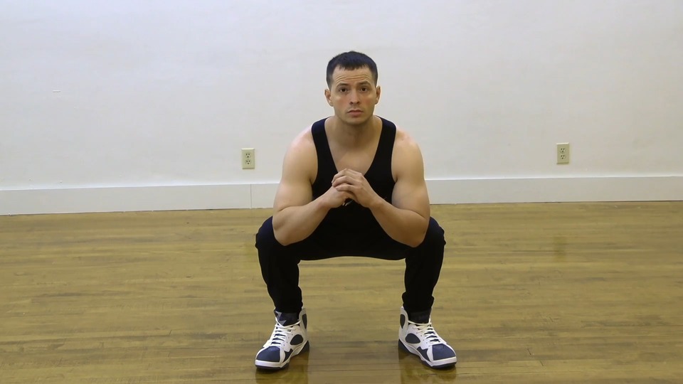 Squat Hold exercise demo