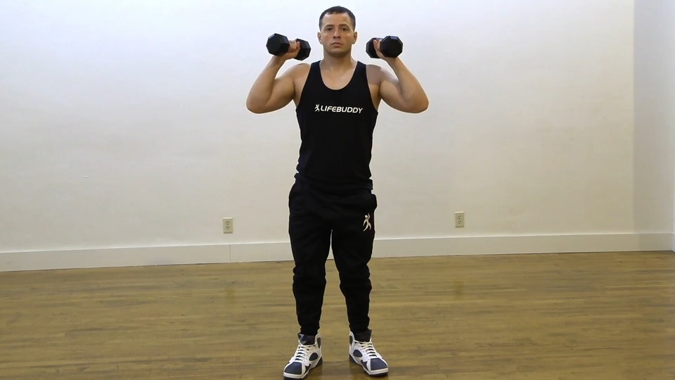 Squat Into Side To Side Lunge exercise demo