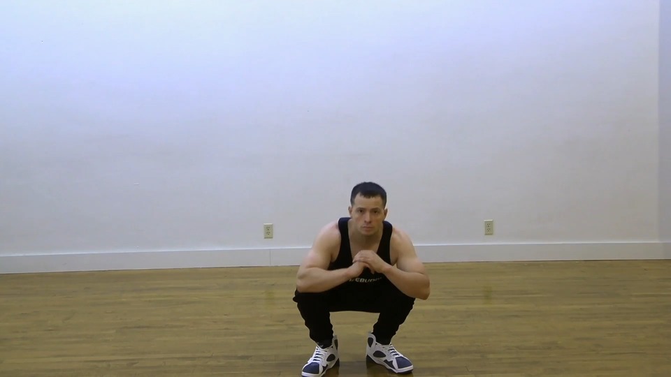 Squat Side Kick exercise demo