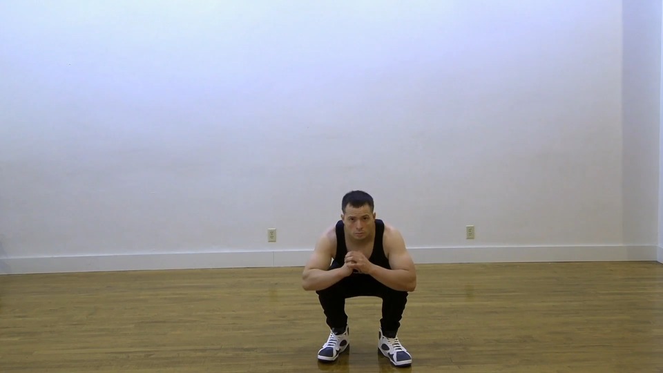 Squat To High Knee Jumps exercise demo
