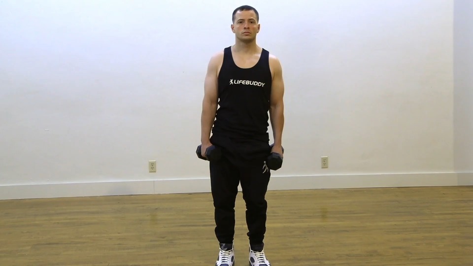 Step Up From Ground exercise demo