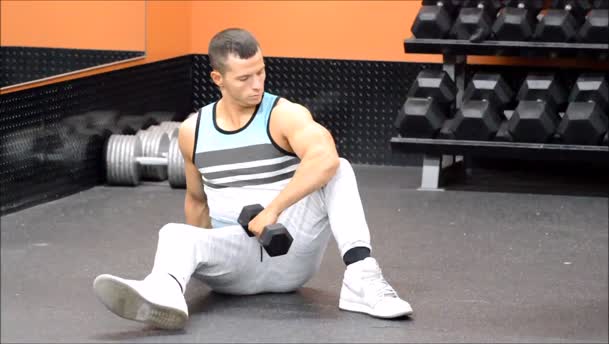 Concentrated Side Raises exercise demo