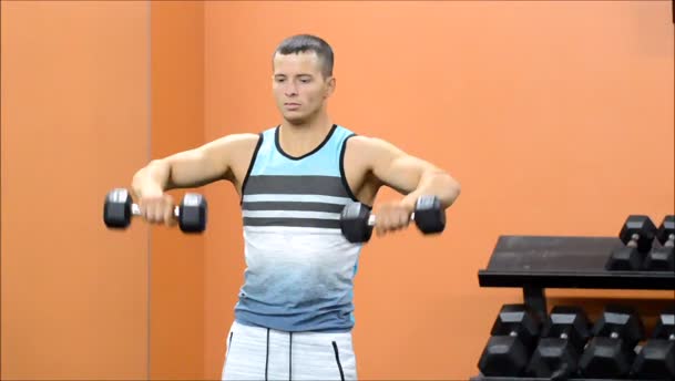 Half Way Rear Delt Raises exercise demo