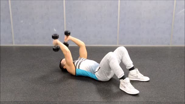 Skull Crushers exercise demo