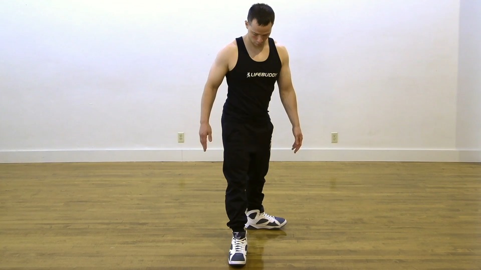 Triangle Forward Bend exercise demo