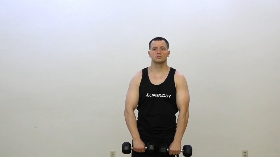 Upright Row Into Wide Upright Row exercise demo