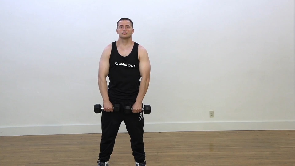 Wide Upright Row exercise demo