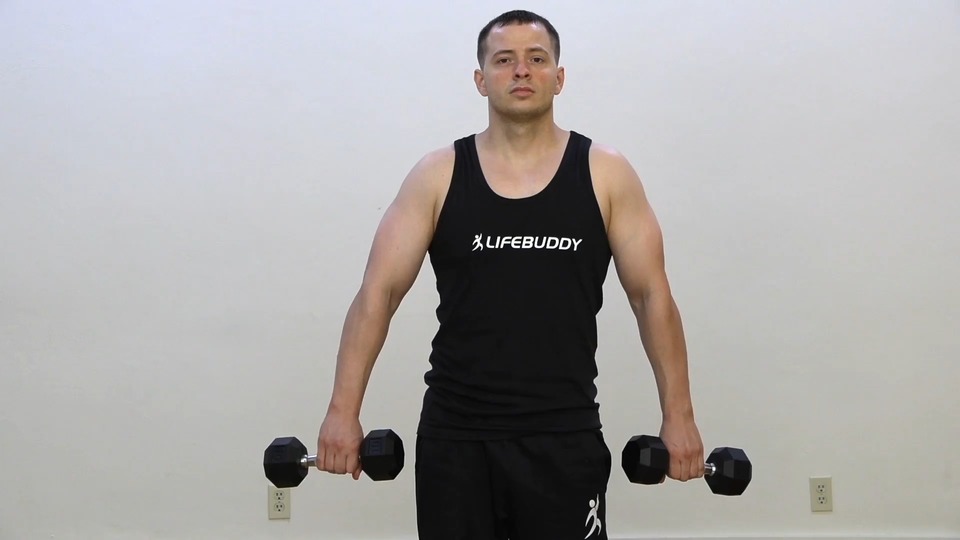 Wide Wrist Curl exercise demo