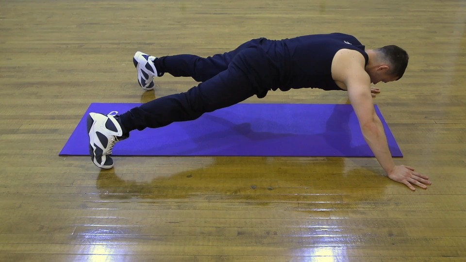 X Plank exercise demo